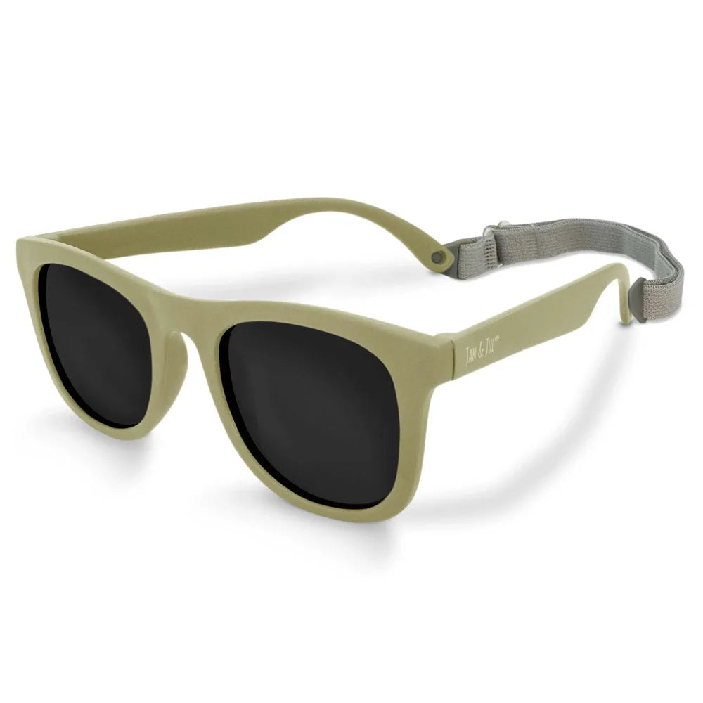 Jan + Jul Urban Xplorer Polarized Sunglasses for Men & Women - Olive Khaki Frame, UV400 Protection - Perfect for Hiking, Driving & Outdoor Adventures