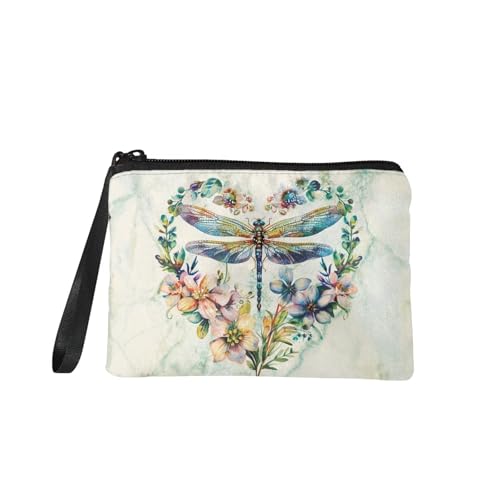 Vintage Hearts Floral Dragonfly