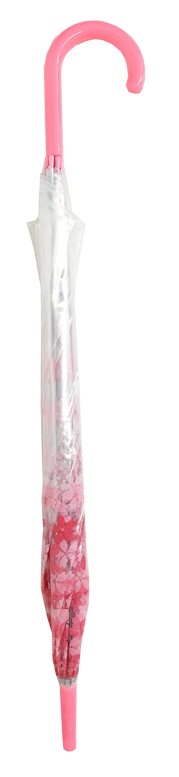 Clear Bubble Umbrella with Cherry Blossom Print - 34