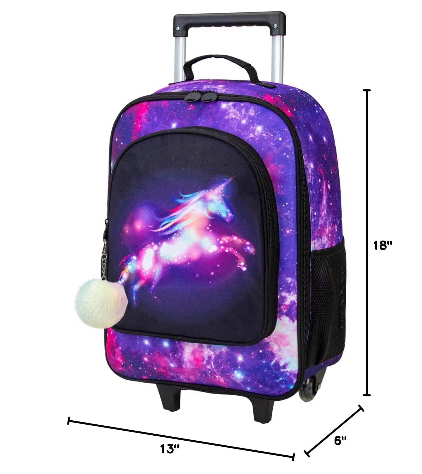 Kids Luggage for Boys & Girls - Cute Rolling Wheel Suitcase for Toddlers & Children | Travel Carry-On Suitcase for Airplane, Vacation & School Trips