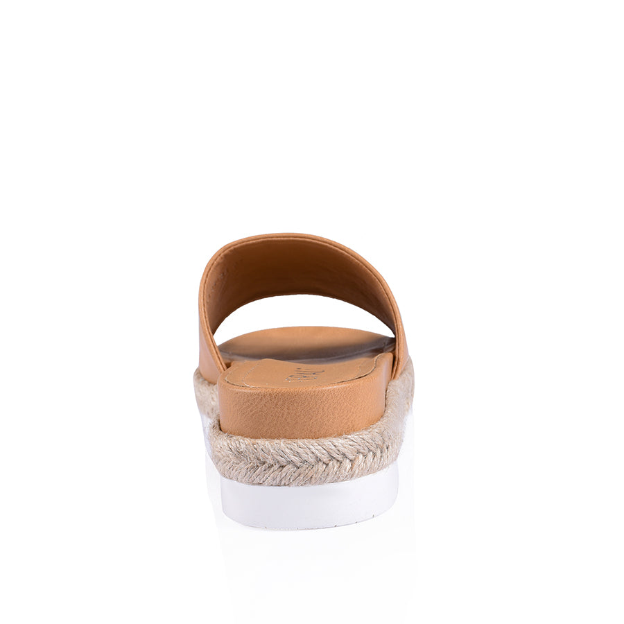 Declan Comfortable Footbed Slides - Soft Caramel Softee Sandals for Men & Women | Perfect for Beach, Pool, and Indoor Relaxation