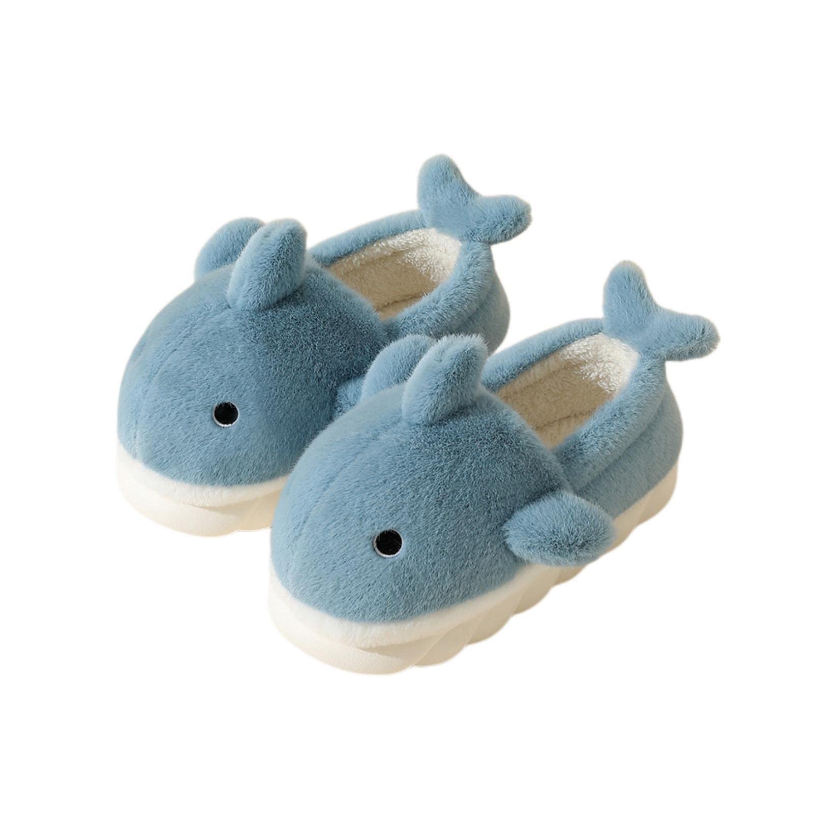 STAR FIRE Women's Shark Slippers - Cozy Plush Animal House Shoes for Adults - Perfect for Winter Warmth & Indoor Comfort at Home