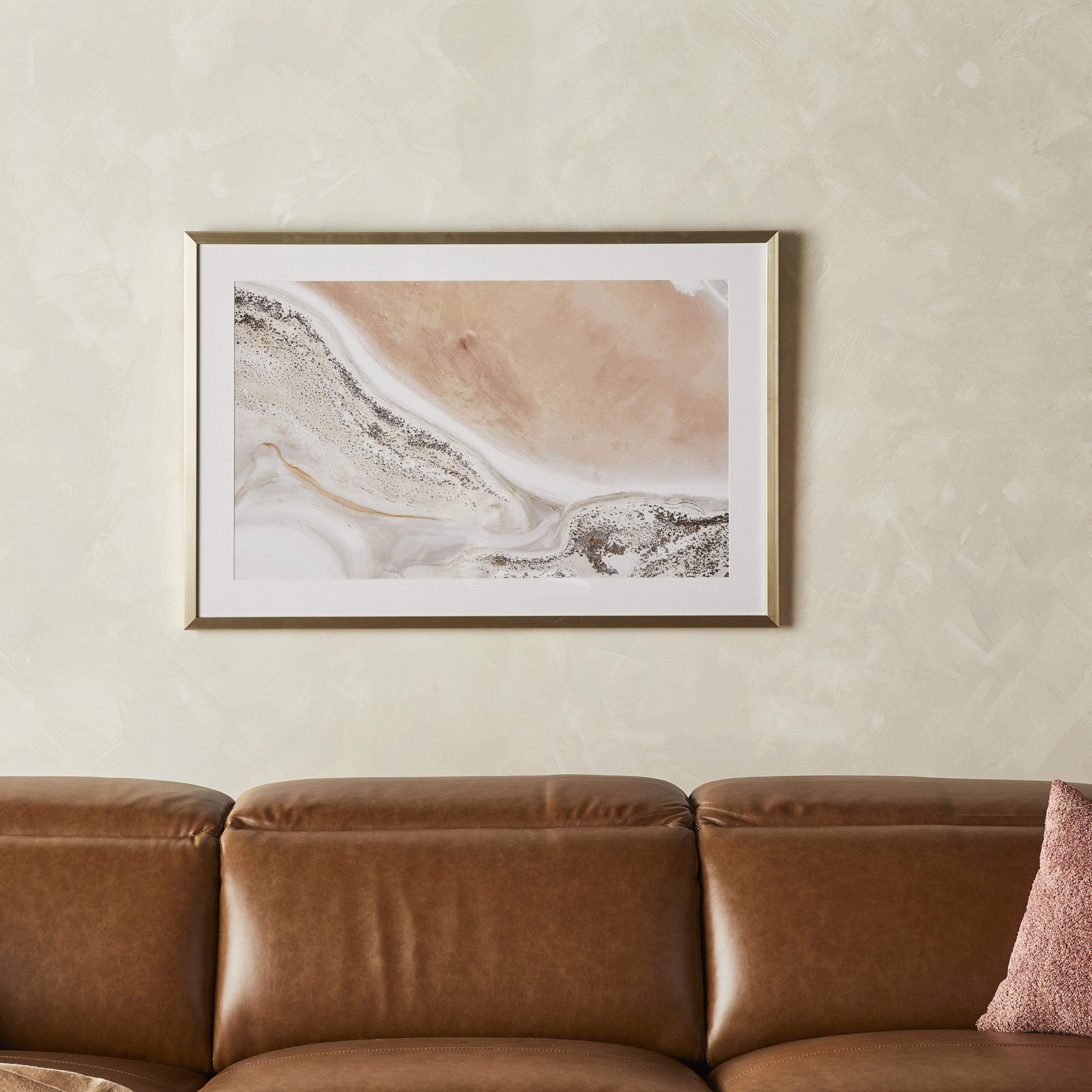 120x80cm Aerial Inlet Framed Print - Premium Wall Art for Living Room, Bedroom & Office Decor