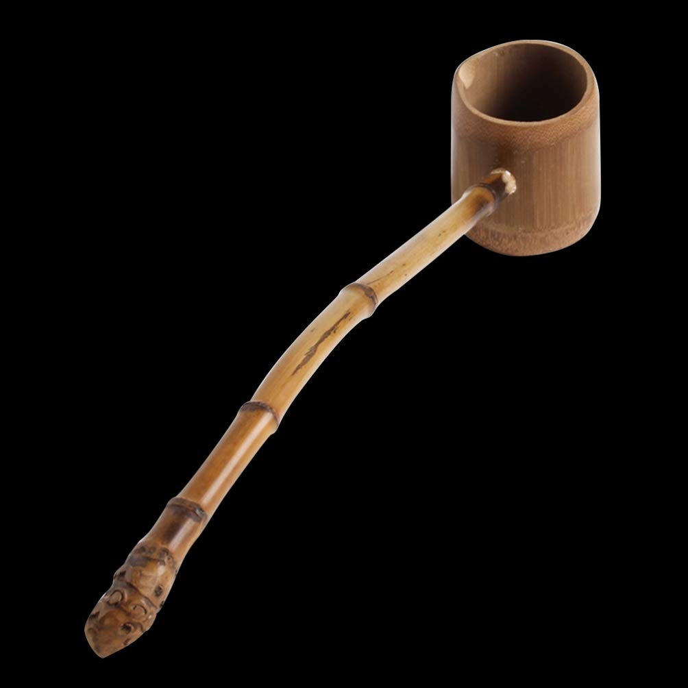 Japanese Style Long Handle Water Ladle - Tea Ceremony & Bath Dipper for Traditional and Modern Use