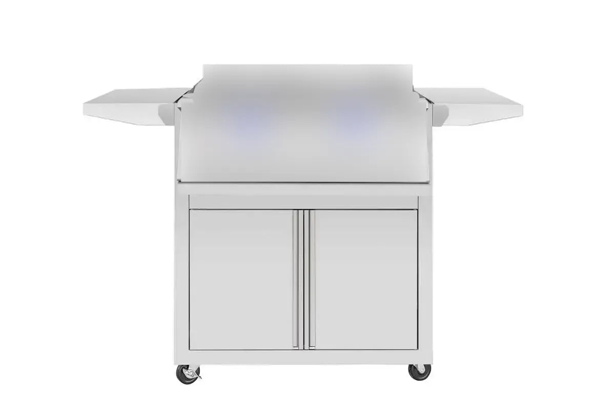 Summerset 30 Inch Gas Griddle Cart - Heavy Duty Stainless Steel Outdoor Grill Cart for Patio, Backyard, and Camping - Perfect for BBQs, Tailgating, and Outdoor Cooking