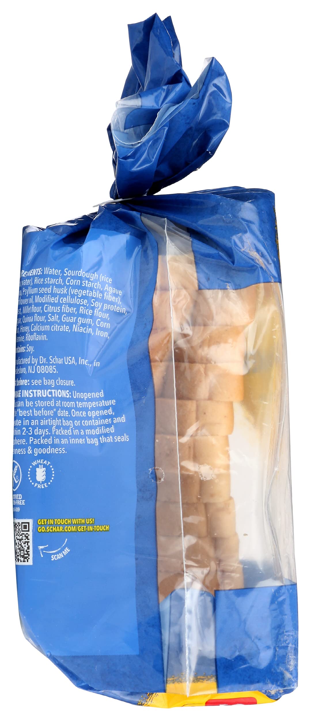Schar Artisan White Bread - Gluten Free, 14.1 oz (Pack of 1) | Soft & Delicious Allergy-Friendly Bread for Sandwiches, Toast & Baking