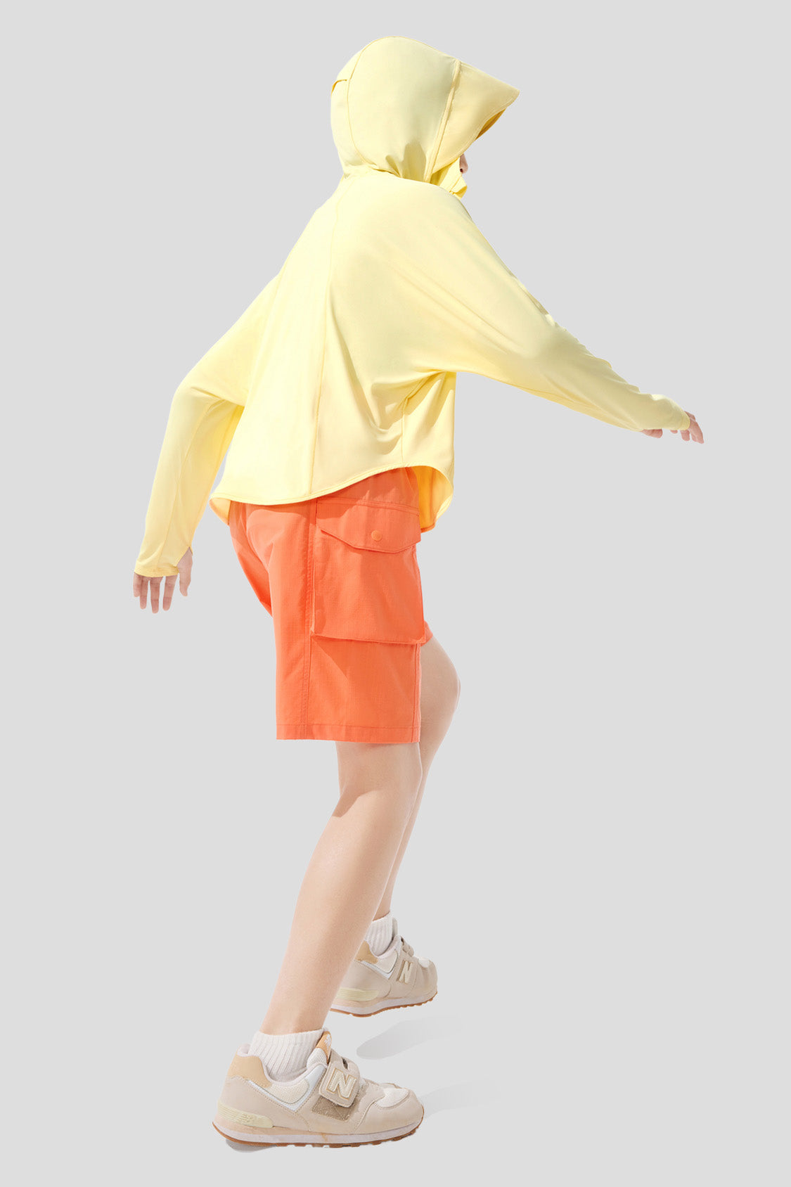 Halo Kids' Sun Cape Jacket UPF100+ UV Protection - Lightweight Sun Shield for Beach, Pool & Outdoor Activities