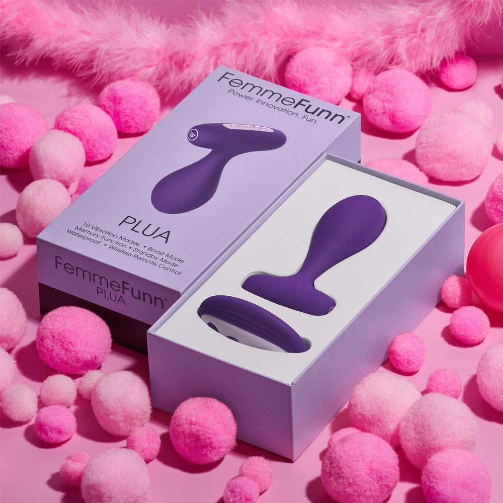 FemmeFunn Plus Remote Control Vibrating Butt Plug - Waterproof & Rechargeable Anal Toy for Couples Play, Solo Pleasure & BDSM Fun