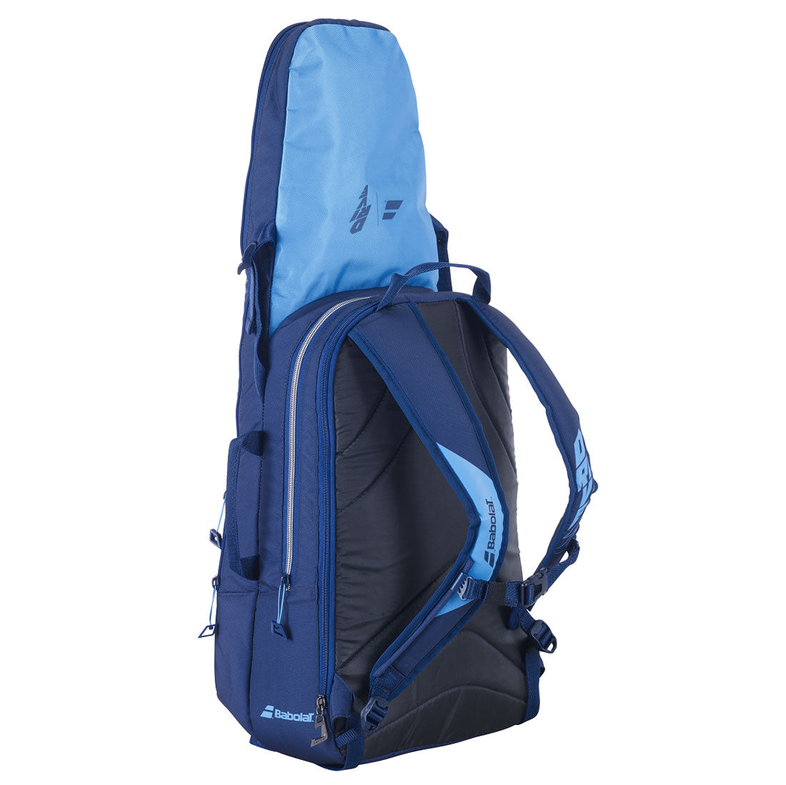Babolat Pure Drive Backpack 3 Pack Tennis Racquet Bag - Blue/Navy - Perfect for Tennis Players & Coaches - Durable Gear for Tournaments & Training Sessions