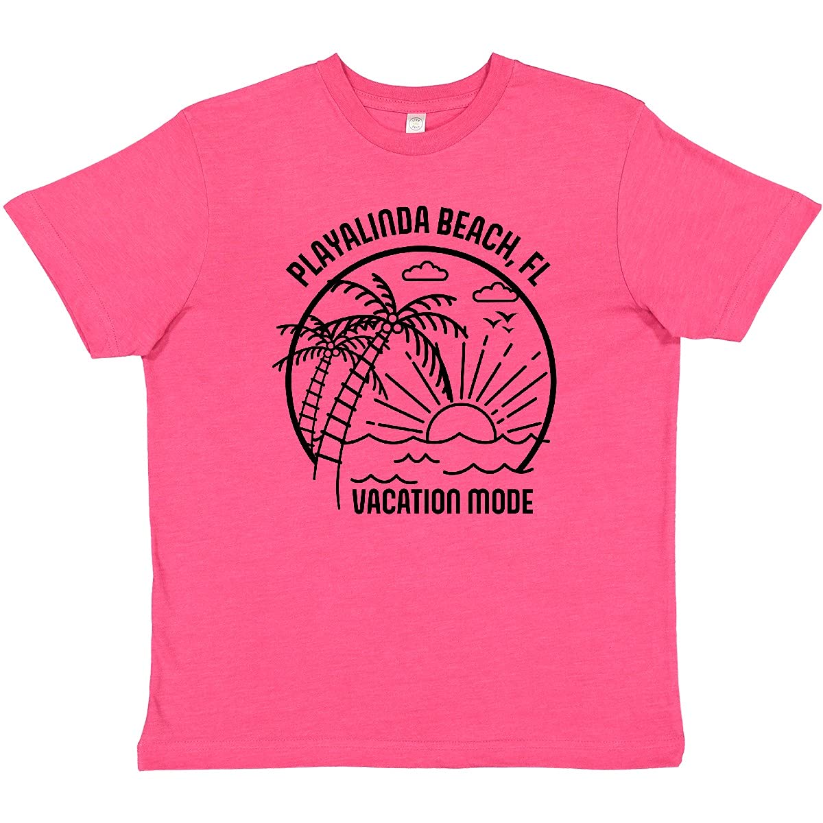 Inktastic Summer Vacation Mode Playalinda Beach Florida Youth T-Shirt - Comfortable Kids Tee for Beach Trips, Family Vacations & Outdoor Adventures
