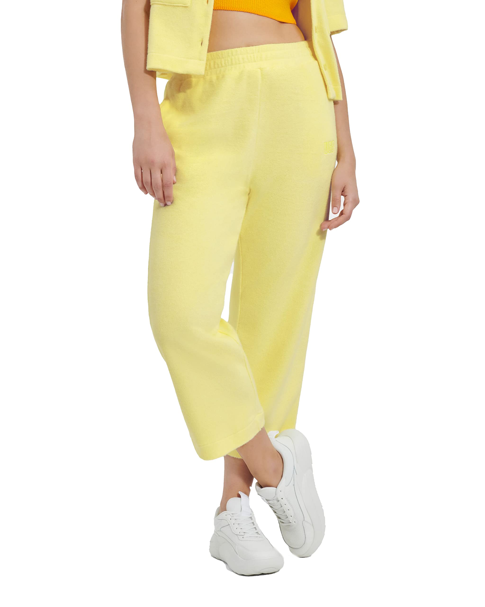 UGG Women's Rosalinda Wide Leg Pants - Soft Fleece Lounge Pants for Women, Comfortable Winter Sleepwear & Casual Wear - Perfect for Lounging at Home, Running Errands, and Traveling