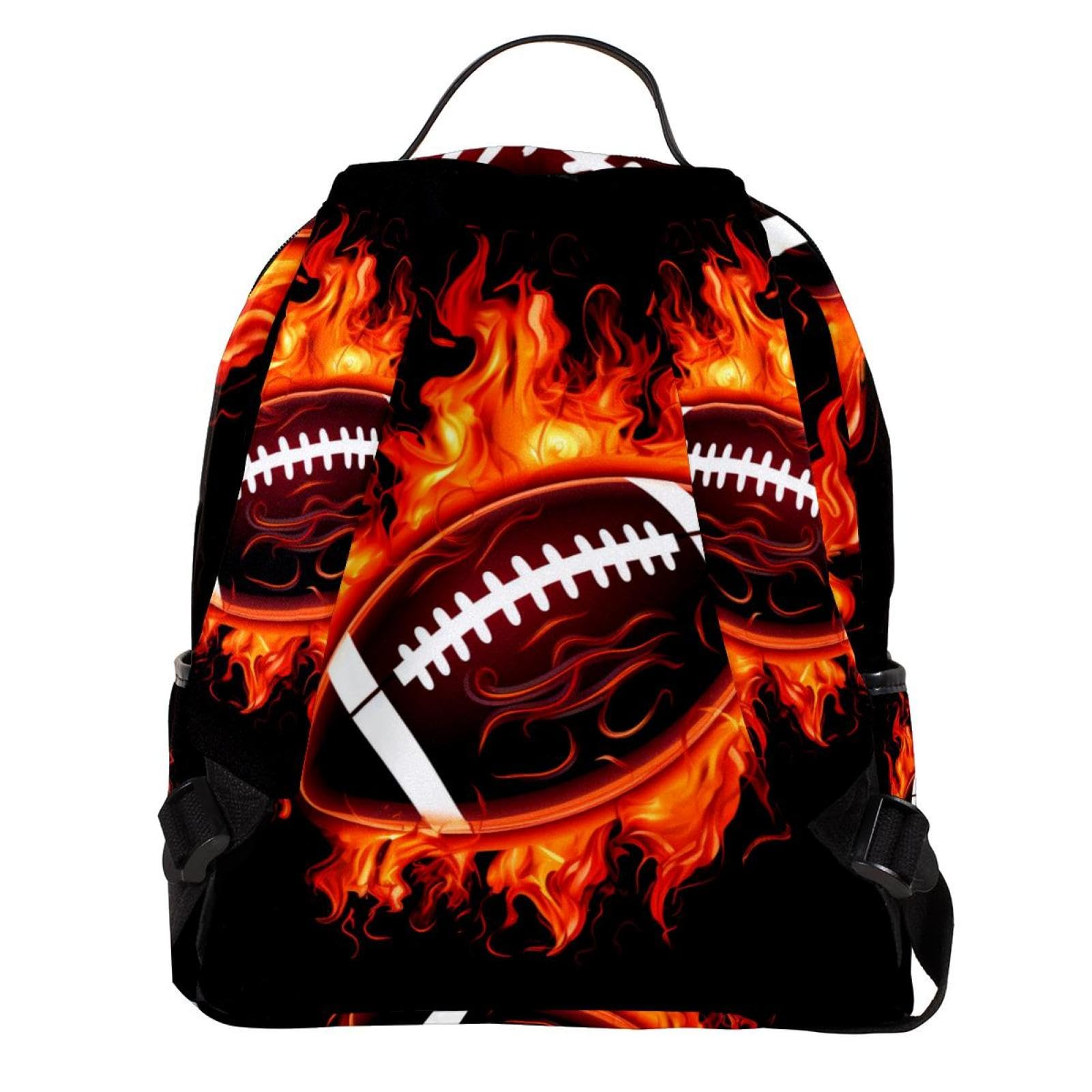 Men's & Women's Travel Backpack - Durable & Stylish American Football Design - Perfect for Hiking, Gym, Work & School