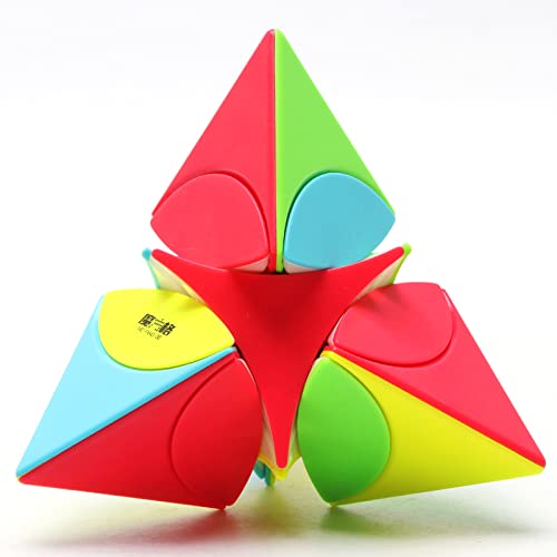 CuberSpeed QY Toys 3x3 Stickerless Magic Cube Puzzle - Smooth Turning Speed Cube for Beginners & Advanced Players - Perfect for Stress Relief, Brain Training & Gift Giving