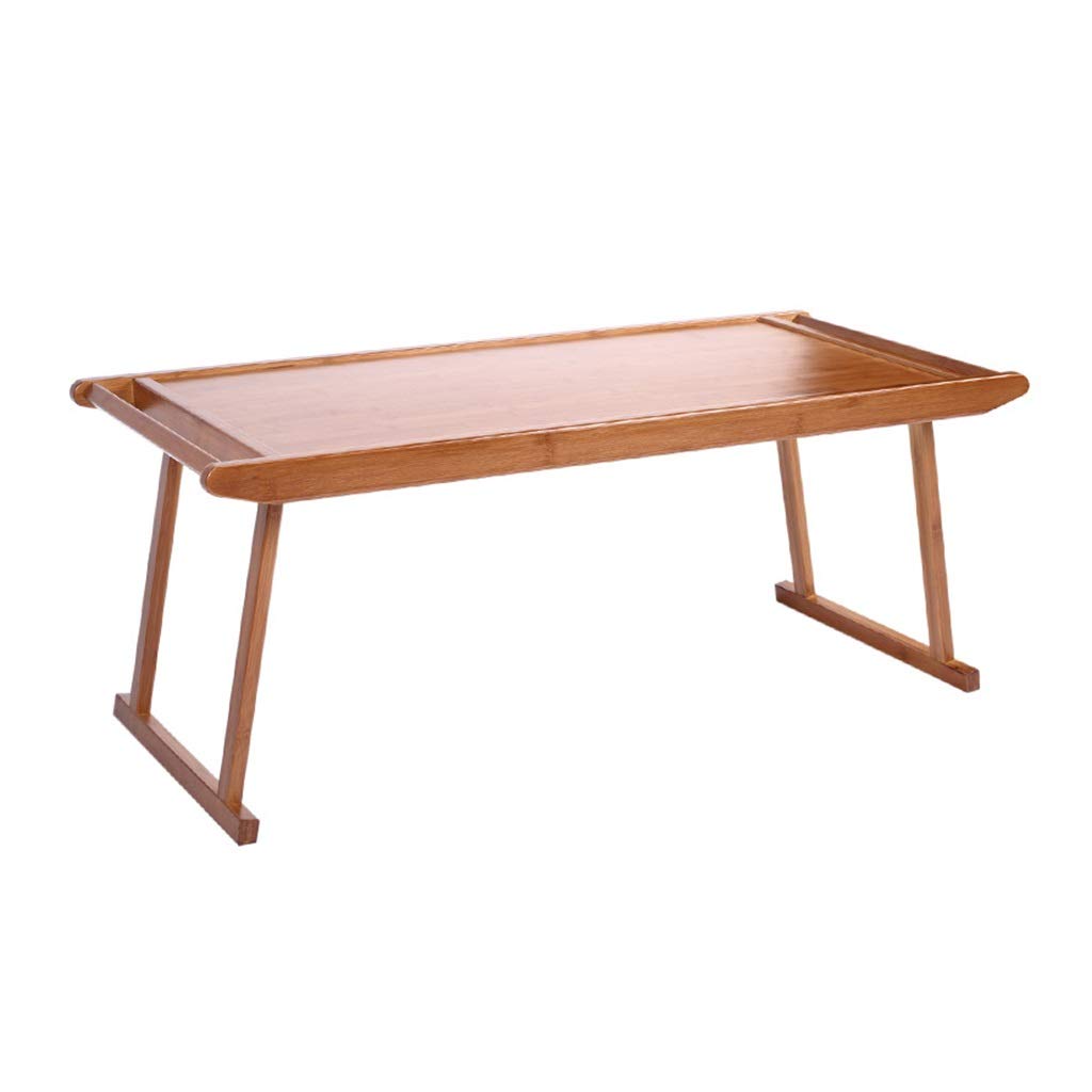 Shenzuyang Folding Low Coffee Table - Beige Floor Table for Bay Window, Tea Time, and Sitting on the Floor (Size: 96x43x39cm) | Perfect for Small Spaces, Meditation, and Cozy Living Rooms