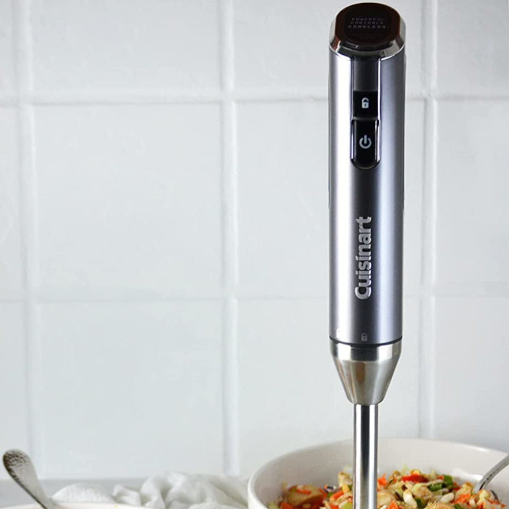Cuisinart EvolutionX RHB 100 Cordless Rechargeable Hand Blender - Refurbished with Warranty | Perfect for Smoothies, Soups & Baking at Home