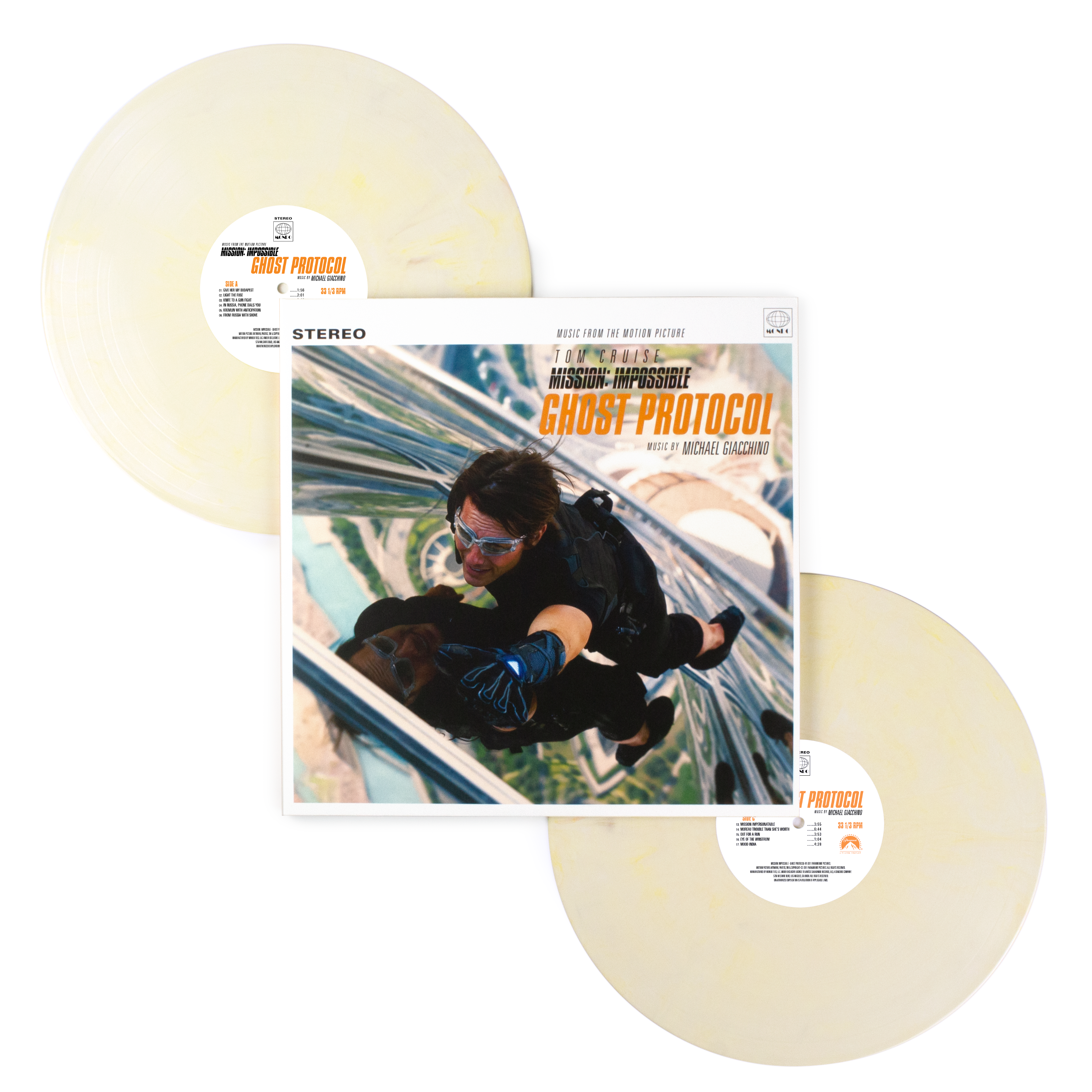 Mission: Impossible Ghost Protocol 2XLP Vinyl + Volume 1 Slipcase - Limited Edition Movie Soundtrack Collectible for Home Theater & Music Enthusiasts