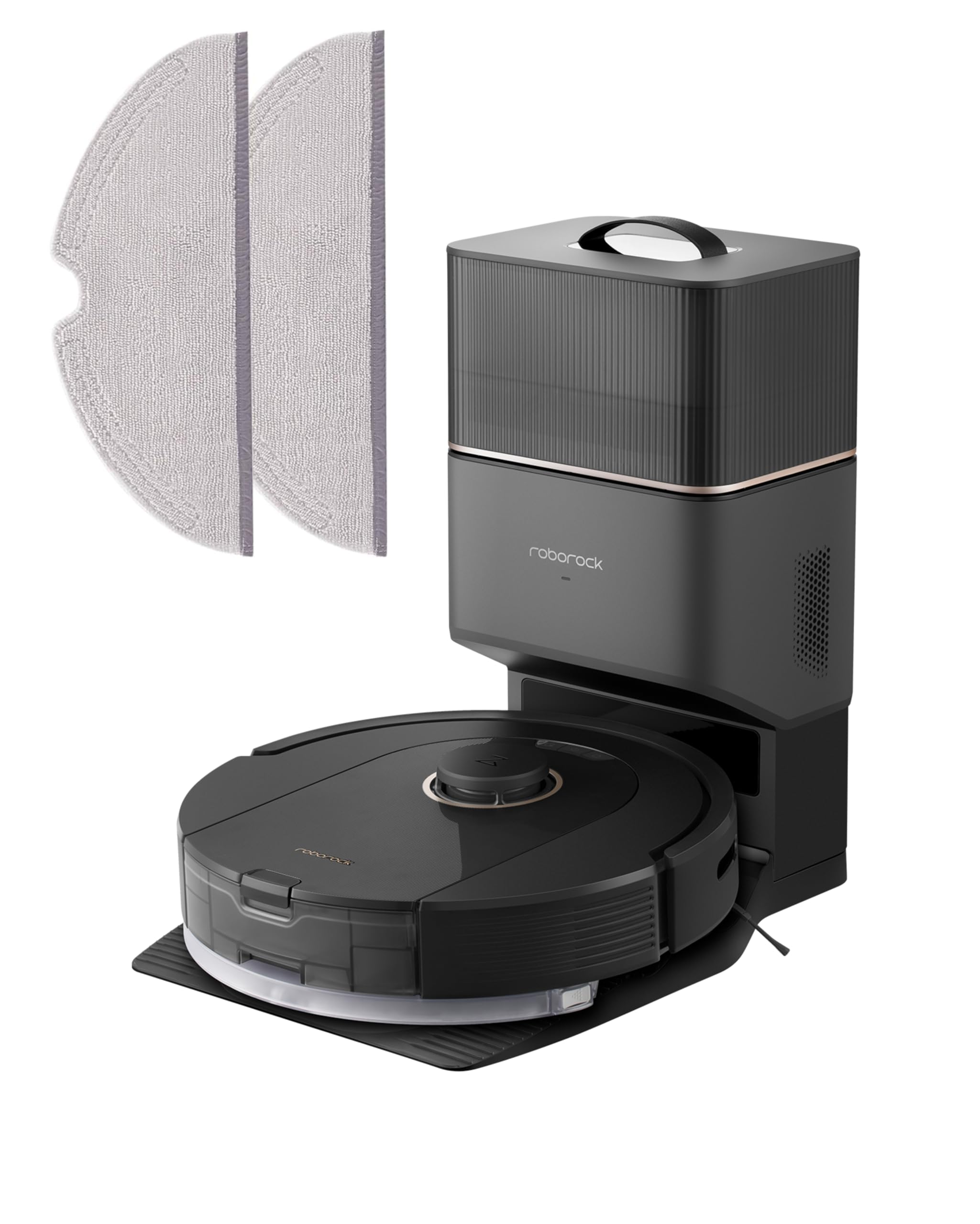 Roborock Q5 Pro+ Self-Emptying Robot Vacuum and Mop with Washable Cloth - Smart Mapping, 2700Pa Suction - Ideal for Hardwood Floors & Pet Hair Cleaning in Large Homes