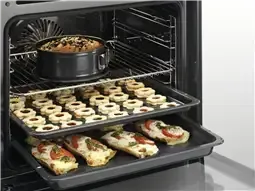 AEG 45cm Compact Built-In Combination Microwave Oven - Perfect for Small Kitchens & Apartments