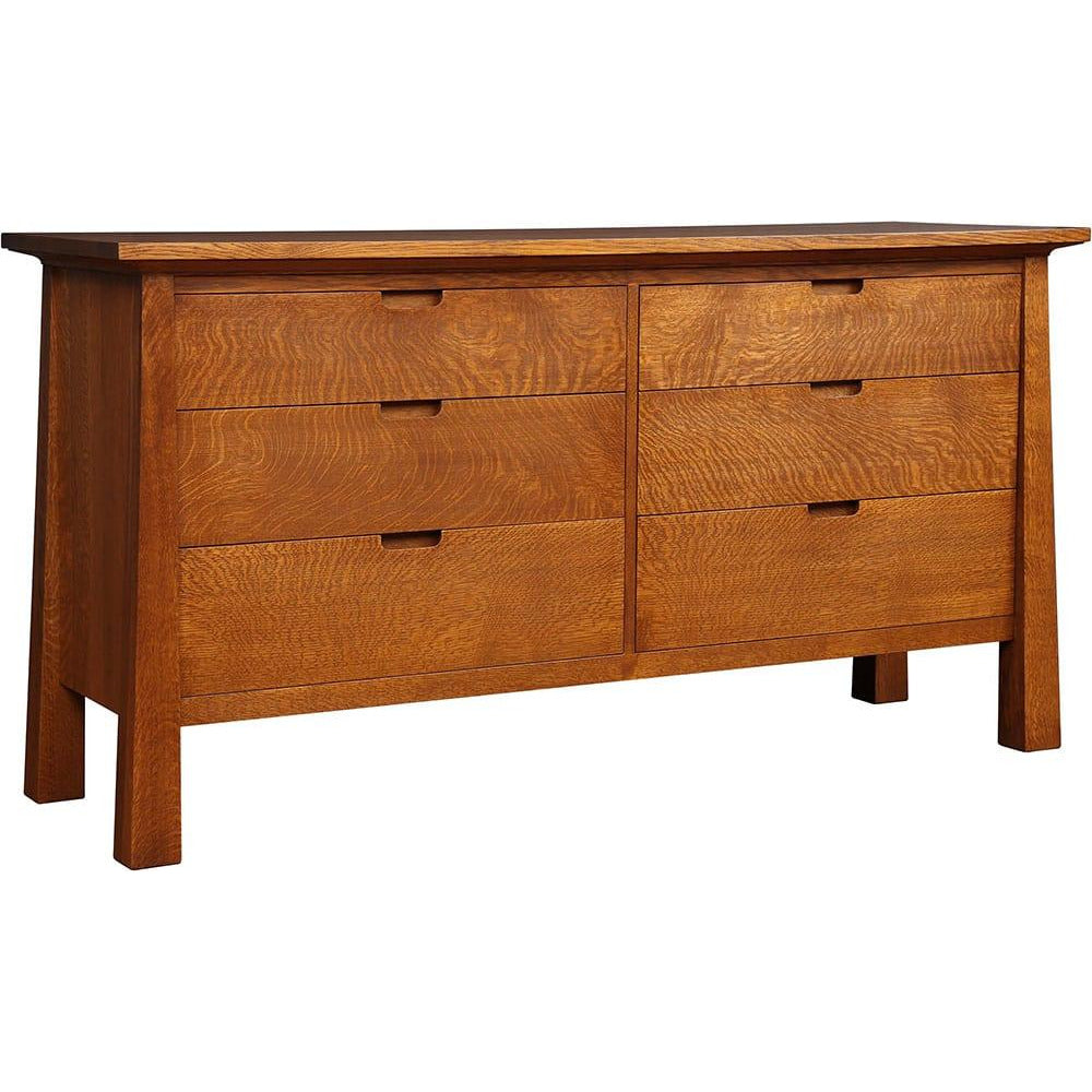 Park Slope Dresser - Modern 6-Drawer Wooden Dresser for Bedroom Storage & Organization | Perfect for Home, Apartment, and Dorm Room Decor
