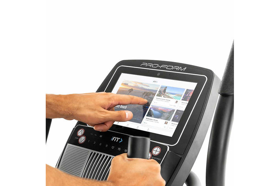 ProForm Carbon E10 Elliptical Machine - Low Impact Cardio Trainer for Home Gym, Perfect for Weight Loss & Full Body Workout | Ideal for Small Spaces & Apartment Fitness