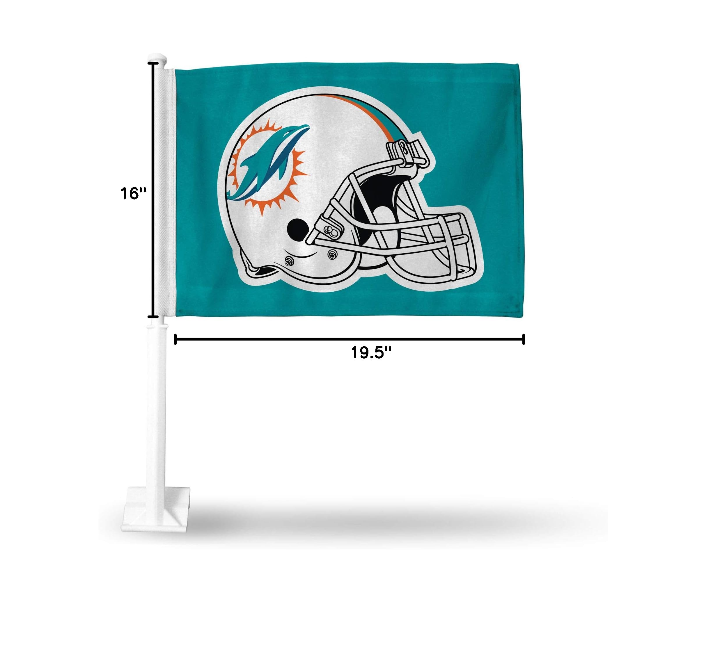 NFL Car Flag - Double Sided Team Logo Car Accessory for Game Day & Tailgating | Rico Industries