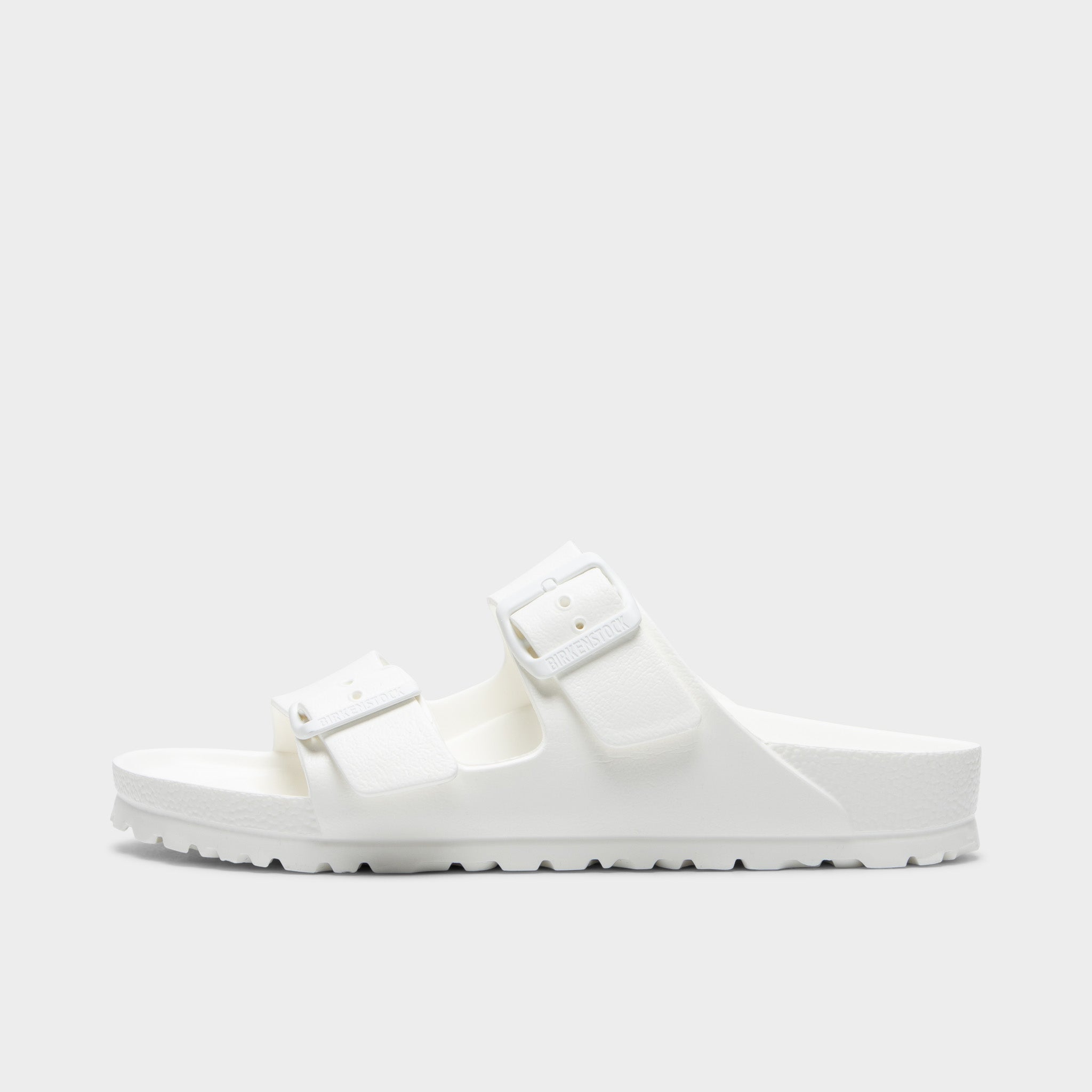Birkenstock Women's Arizona EVA Sandals - White & White Comfort Slides | Perfect for Beach, Pool, and Casual Wear
