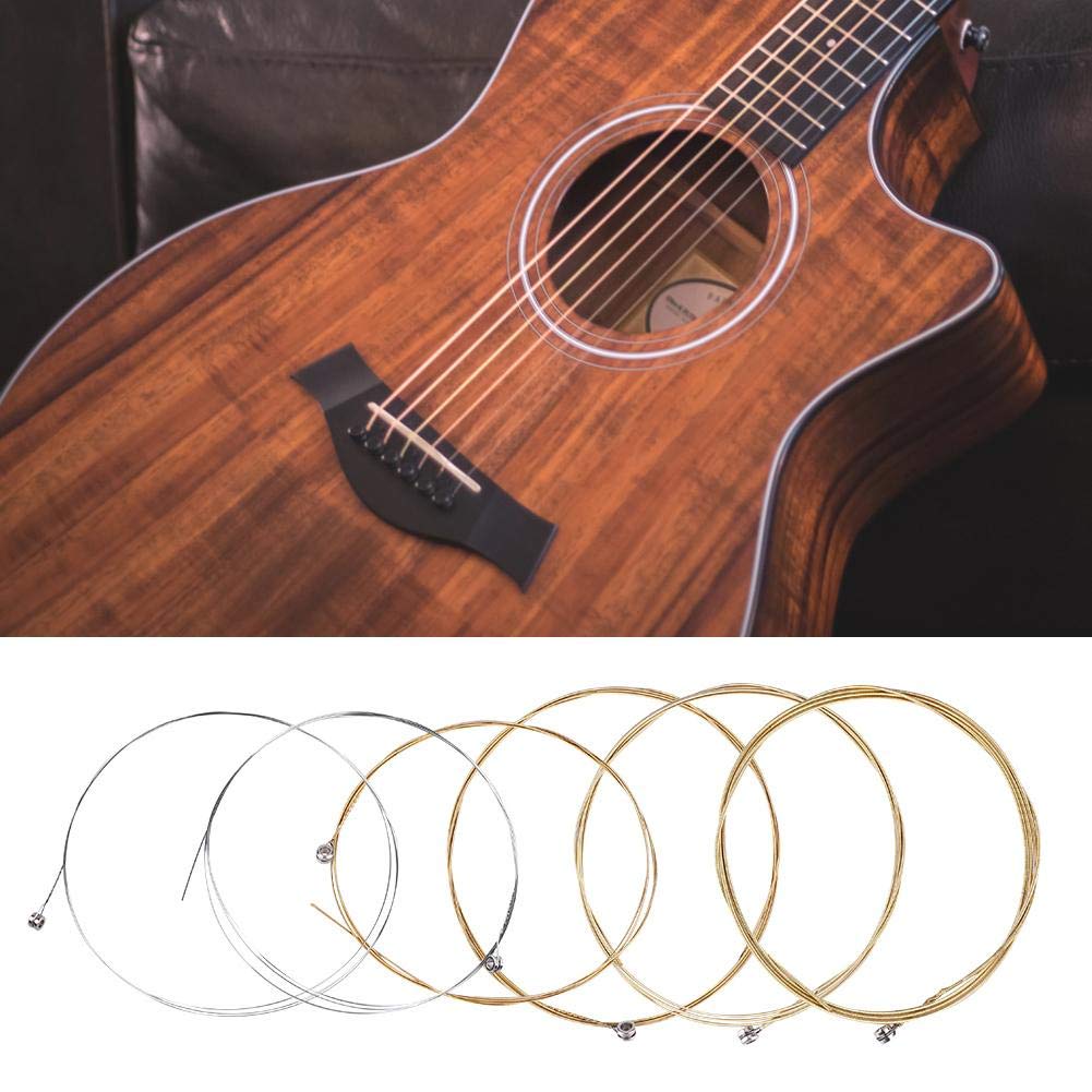 6Pcs Acoustic Guitar Strings Set - Premium Replacement Strings for Classic & Folk Guitars - Durable Nylon Strings for Practice & Performance - Perfect for Beginners & Professionals (Ideal for Studio Recording, Live Shows & Home Practice)