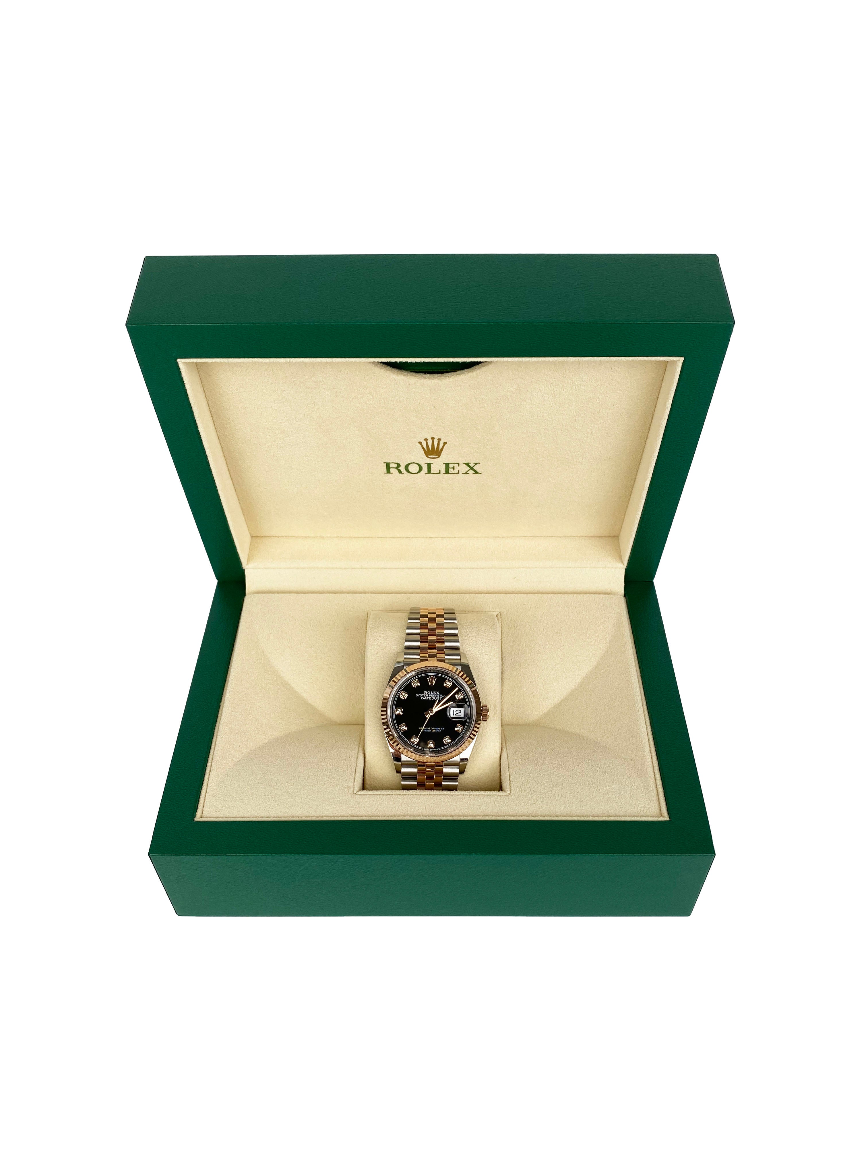 Rolex Datejust 36 Oystersteel & Everose Gold Watch - Luxury Automatic Timepiece for Men & Women | Perfect for Business, Formal Events & Everyday Wear