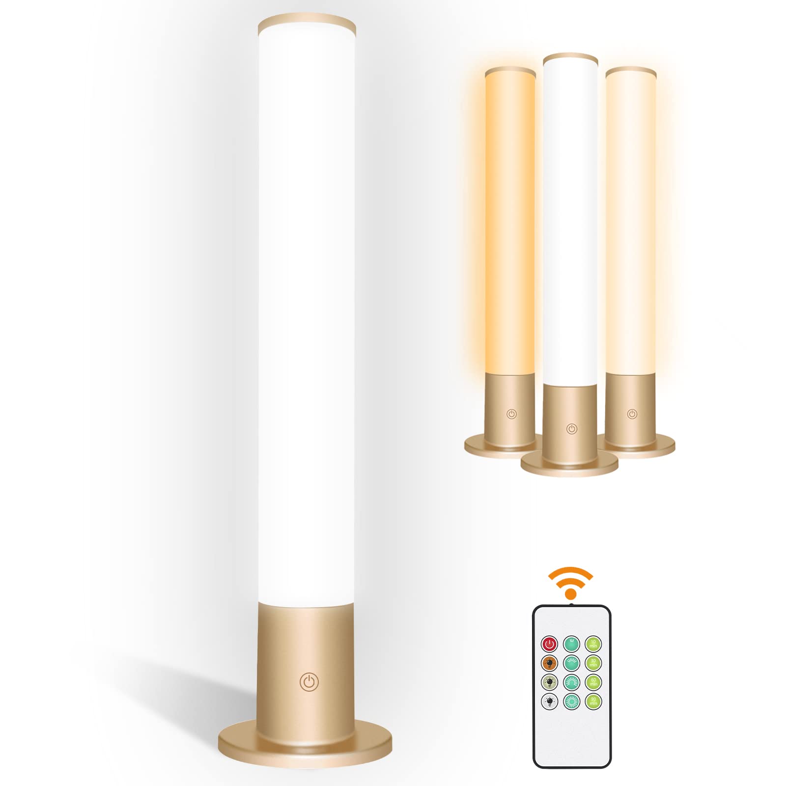 Voraiya® 10000 Lux Light Therapy Lamp with 3 Color Temperatures & Adjustable Brightness - Sun Lamp with Timer, Memory Function & Remote Control for Seasonal Depression, Sleep Improvement - Perfect for Home Office, Bedroom & Living Room