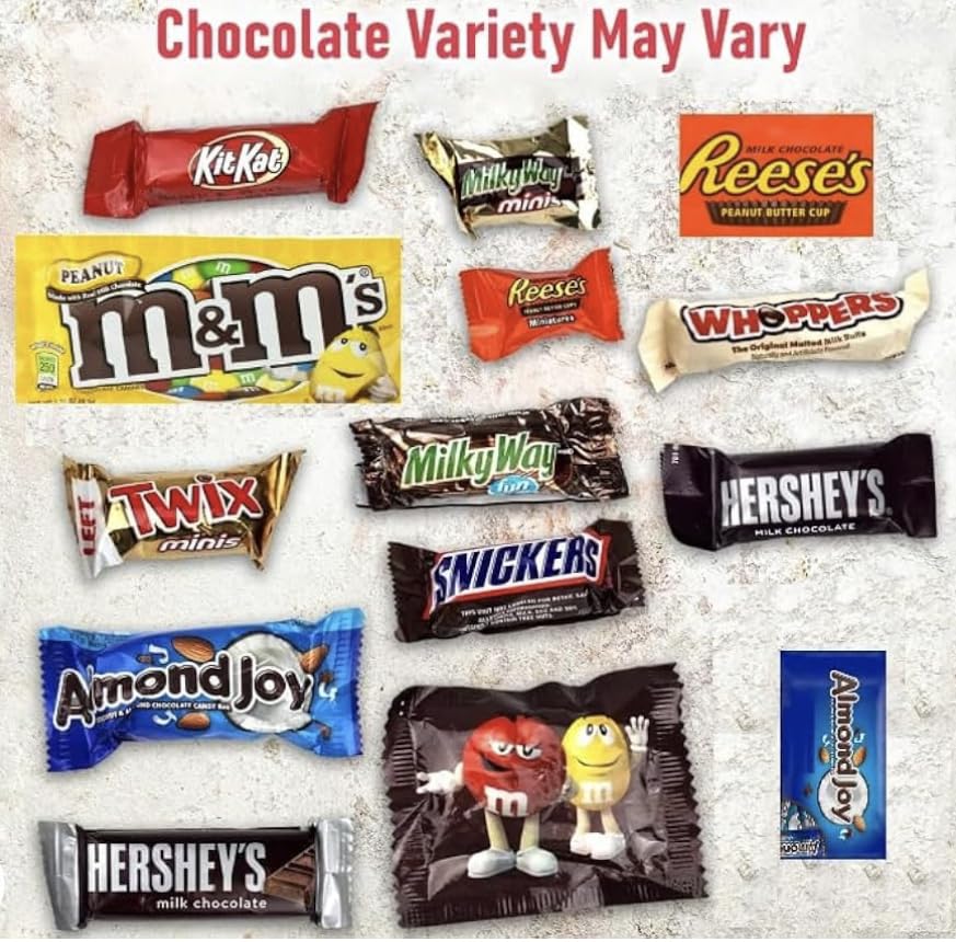 Mars Chocolate Variety Pack - 5lb Bulk Candy for Halloween, Christmas & Easter - Perfect for Parties & Gifts