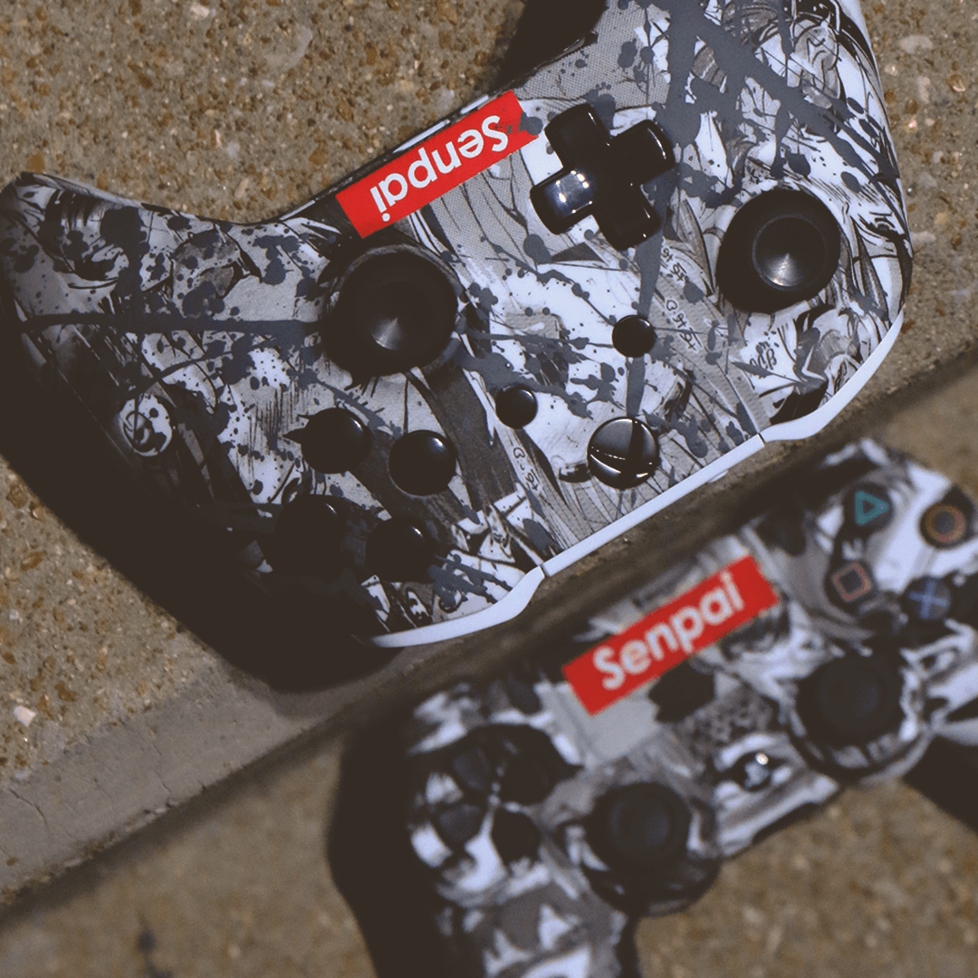 Custom Ahegao PS4 Controller - Anime Gaming Pad with Non-Slip Grip for Fortnite, Call of Duty & More - Perfect for Competitive Gaming & Streaming