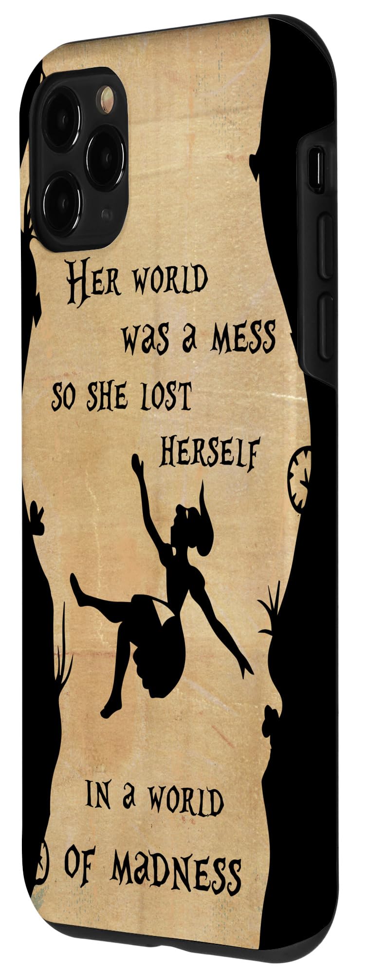 iPhone 11 Pro Case - Alice in Wonderland Madness Quote Design for Protection & Style | Perfect for Daily Use, Travel, and Gifts