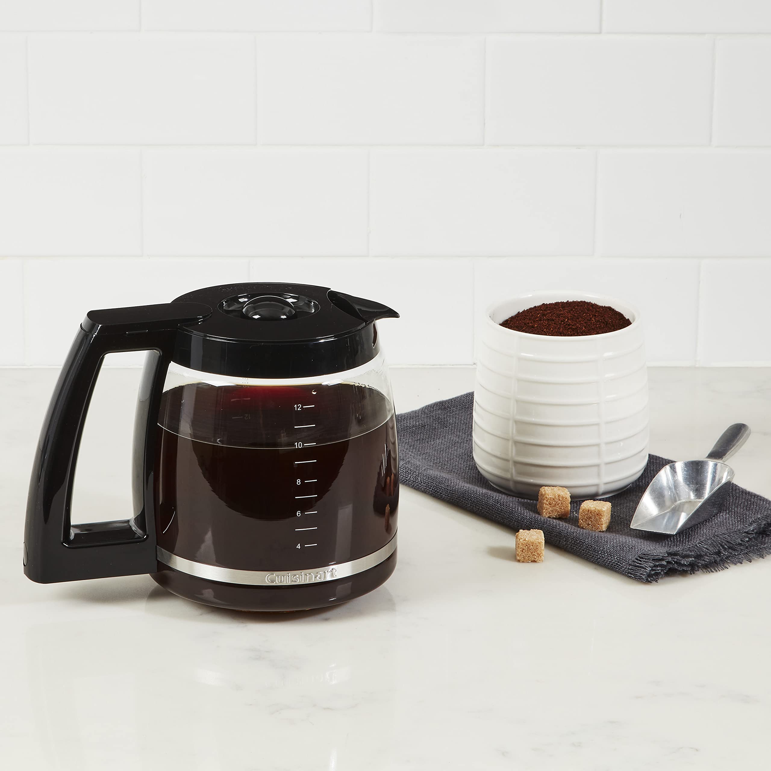 **Cuisinart SS-12FR 12-Cup Programmable Coffee Maker - Black (Renewed) | Drip Coffee Machine for Home & Office | Perfect for Mornings, Entertaining & Daily Brewing**
