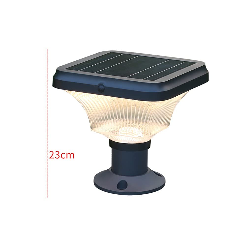 Solar Deck Post Lights Outdoor - Waterproof LED Solar Lights for Garden Fence, Patio & Wooden Posts with 3 Lighting Modes (Warm White) | Perfect for Pathway, Driveway & Backyard Decoration