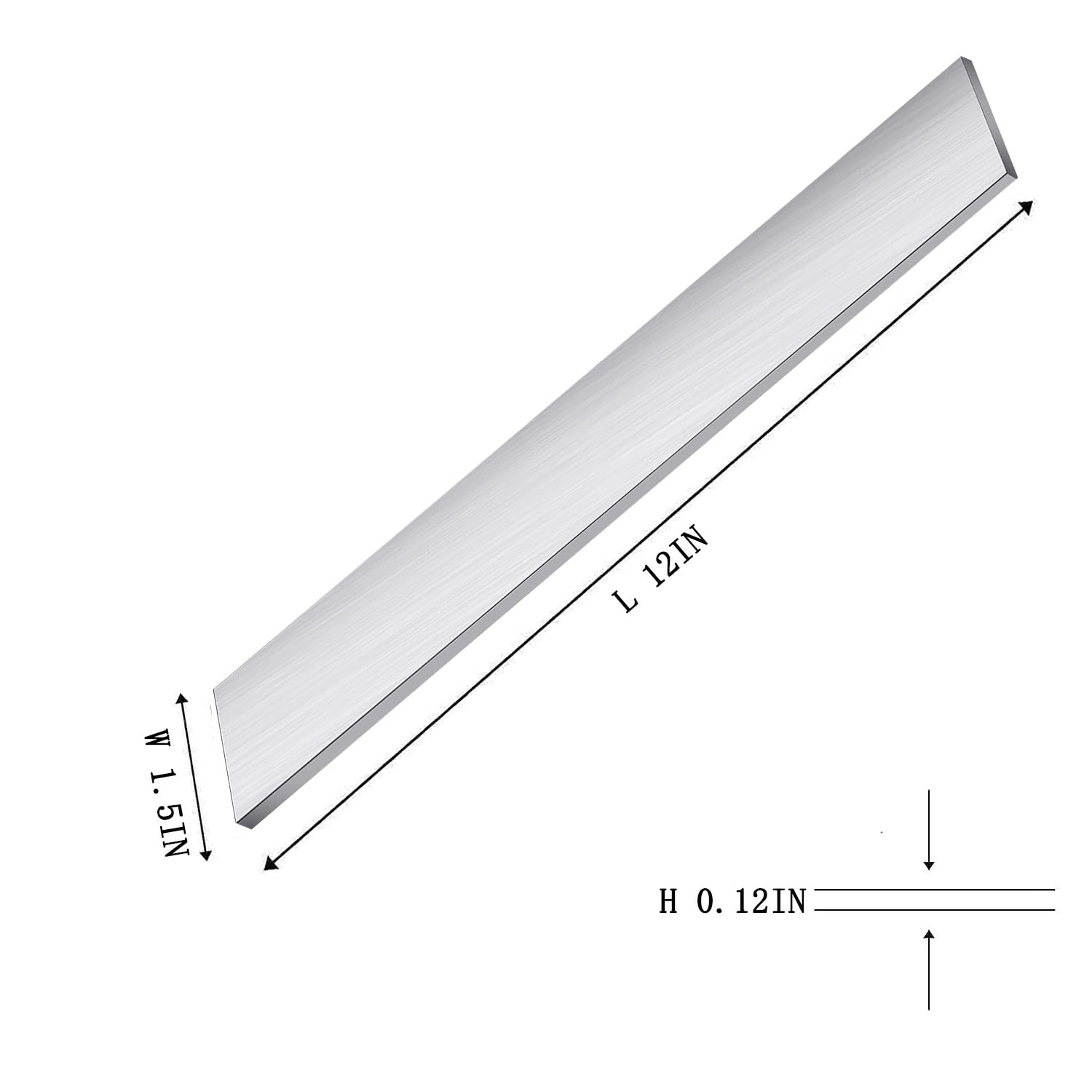 8Pack 1084 High Carbon Steel Flat Bar 12