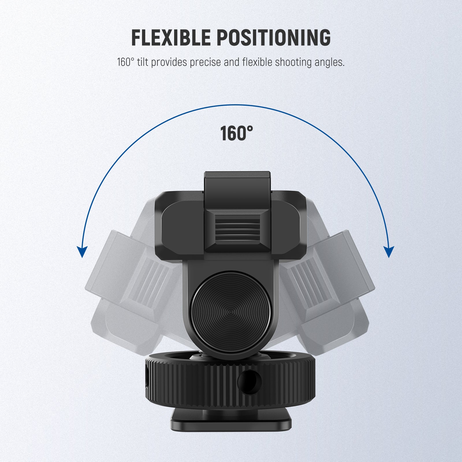 NEEWER AC012 Magnetic Cold Shoe Mount Adapter for DJI Action 5 Pro/4/3 - Secure Camera Attachment for Vlogging, Live Streaming & Outdoor Adventures