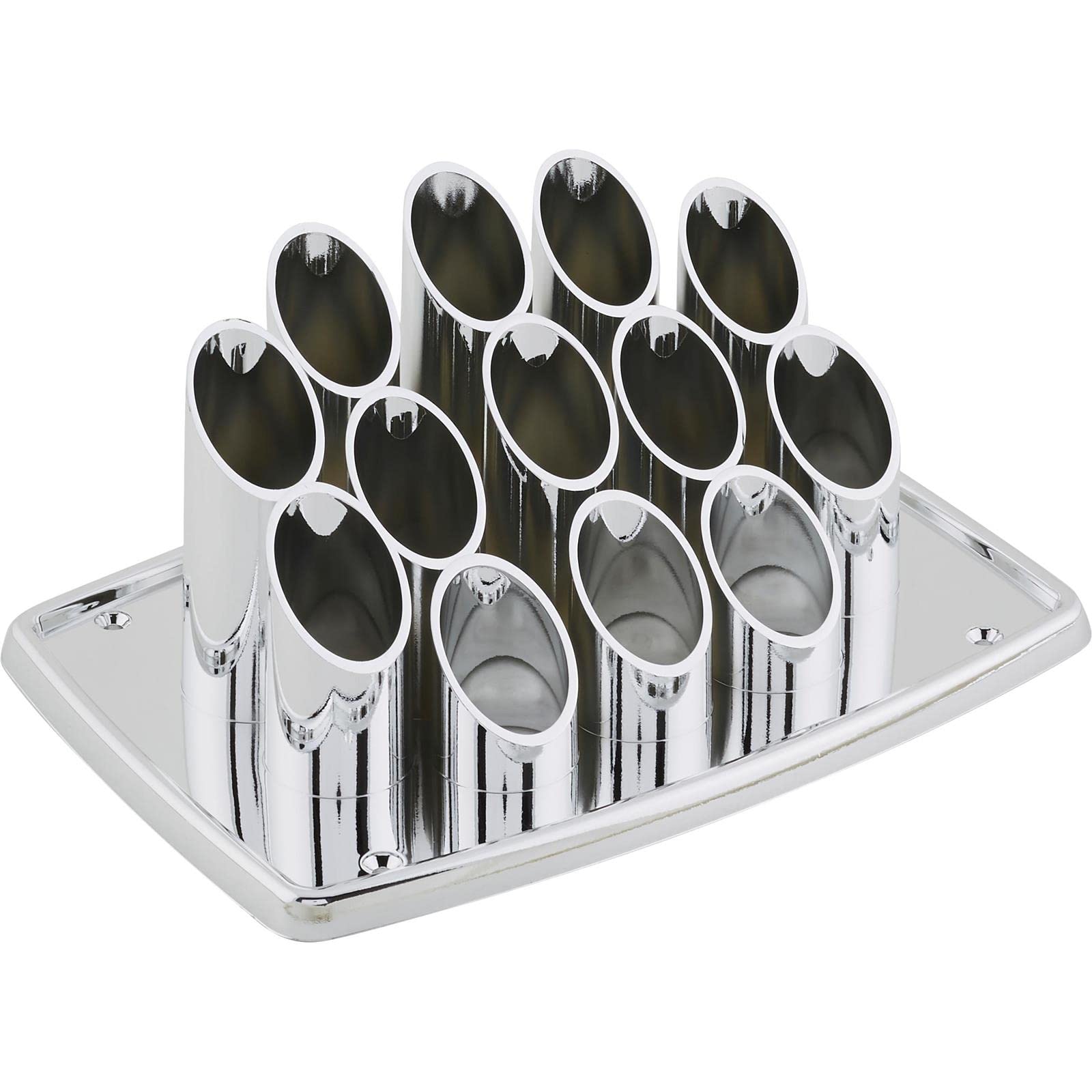 9 Inch Chrome Plastic Pipe Organ Speaker Cover - Durable & Stylish for Church, Home & Studio Audio Equipment
