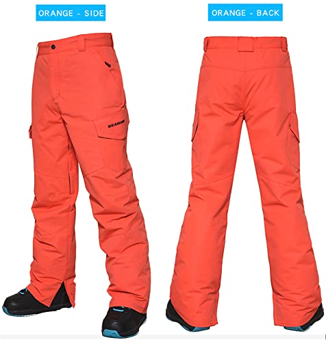 **HOTIAN Men's Waterproof Ski Jacket - Insulated Winter Snowsuit for Outdoor Activities - Perfect for Skiing, Snowboarding & Cold Weather Adventures**