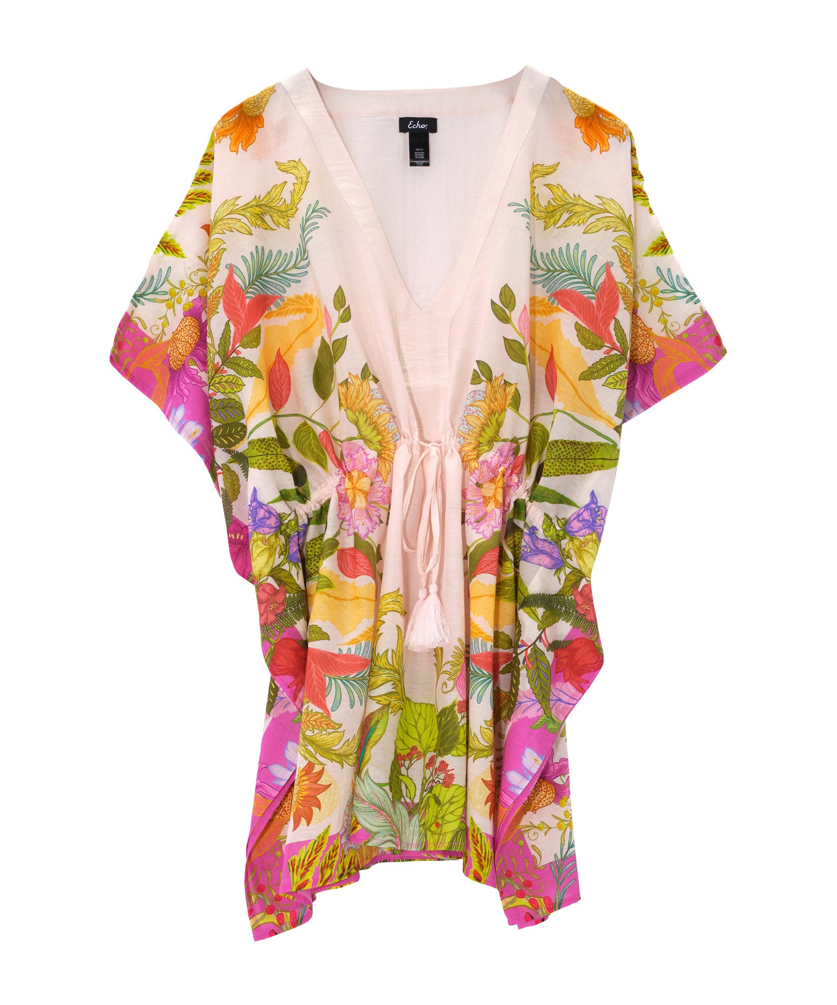 Oasis Butterfly Caftan - Flowy Boho Maxi Dress for Women | Beach Cover Up, Summer Vacation, Pool Party & Festival Outfit