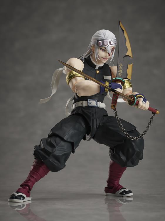 Aniplex BUZZmod 1/12 Scale Action Figure - Demon Slayer: Kimetsu no Yaiba Tengen Uzui Collectible Model for Anime Fans | Perfect for Display, Cosplay, and Anime Collections