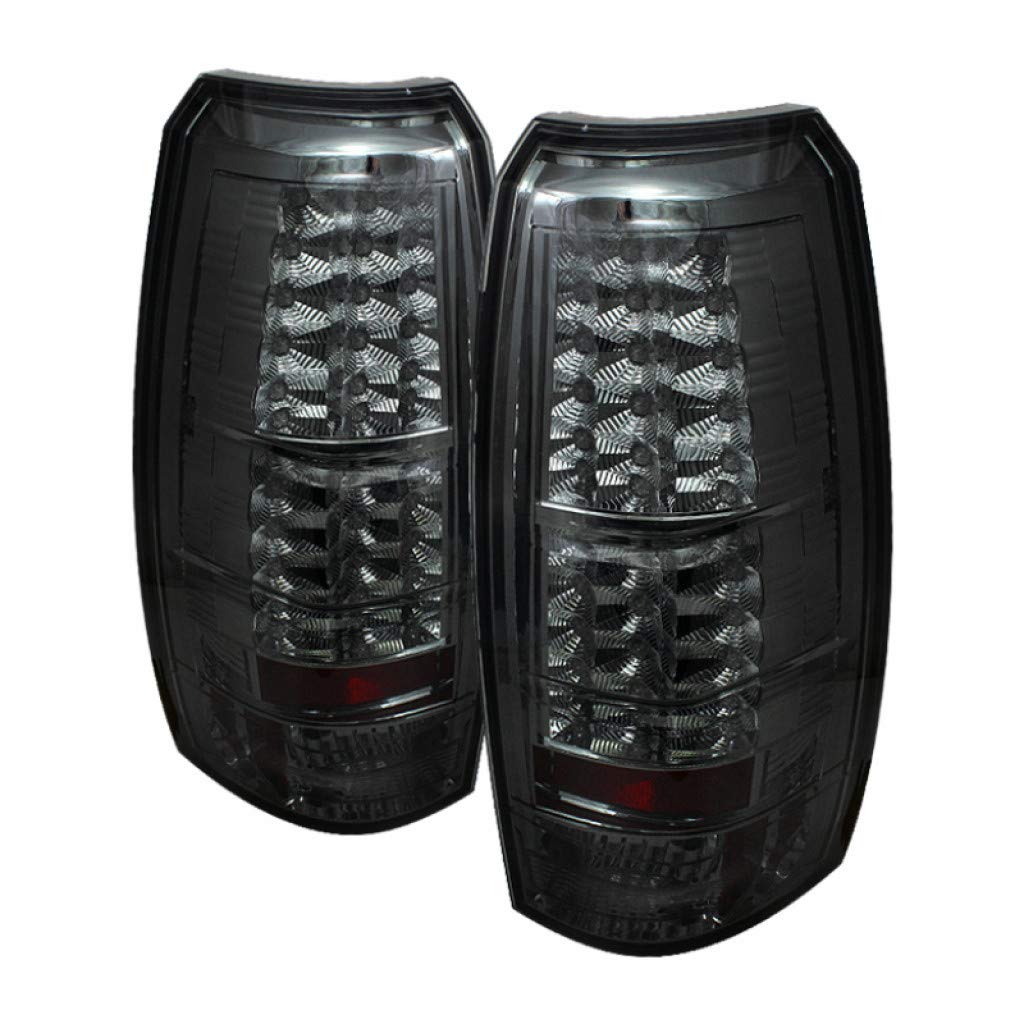 2007-2013 Chevy Avalanche LED Smoke Tail Lights Pair - Spyder ALT-YD-CAV07-LED-SM (5032485) | Durable & Stylish Upgrade for Night Driving & Custom Look
