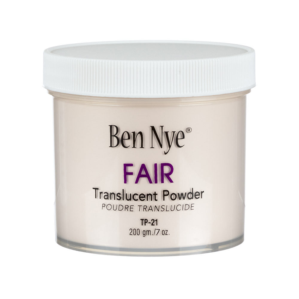 Ben Nye Professional Translucent Face Powder 7oz - Oil Control & Setting Makeup for Stage, Photography & Everyday Use