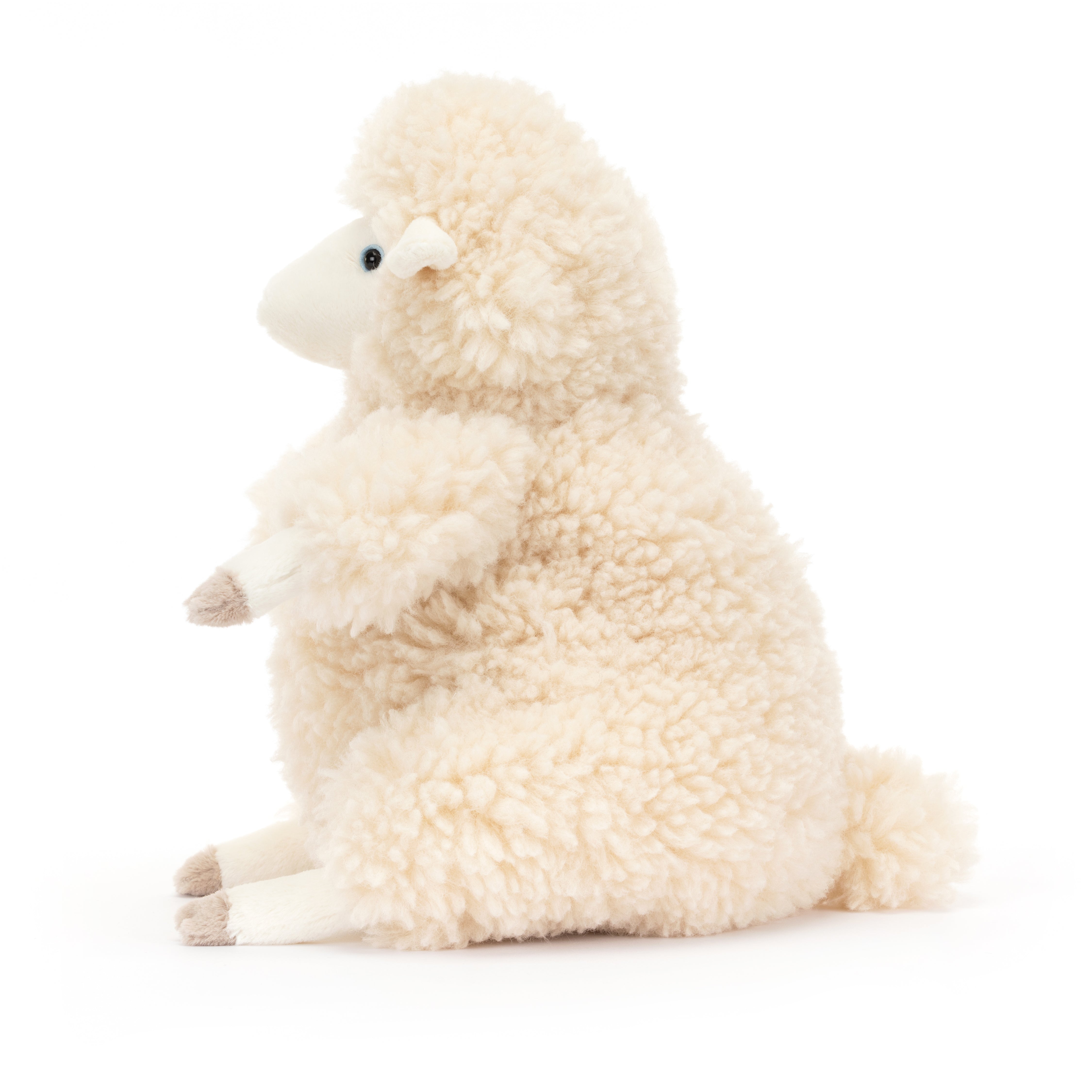 Soft and Cozy Bibbly Bobbly Sheep Plush Toy - Perfect for Kids' Bedtime, Nursery Decor, and Cuddling Gifts