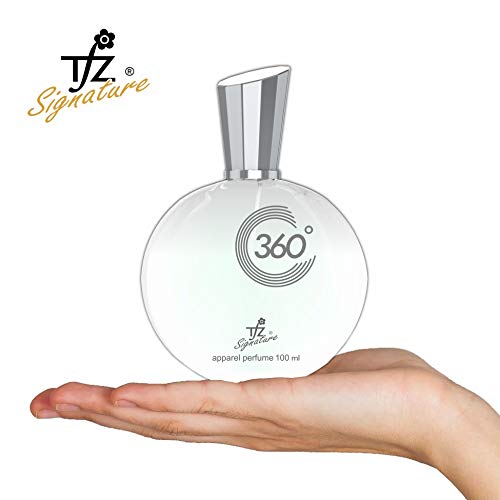 TFZ 360 White Apparel Perfume Spray - Long Lasting Fresh Scent for Clothes & Fabrics | Perfect for Daily Wear, Gym, Travel & Special Occasions