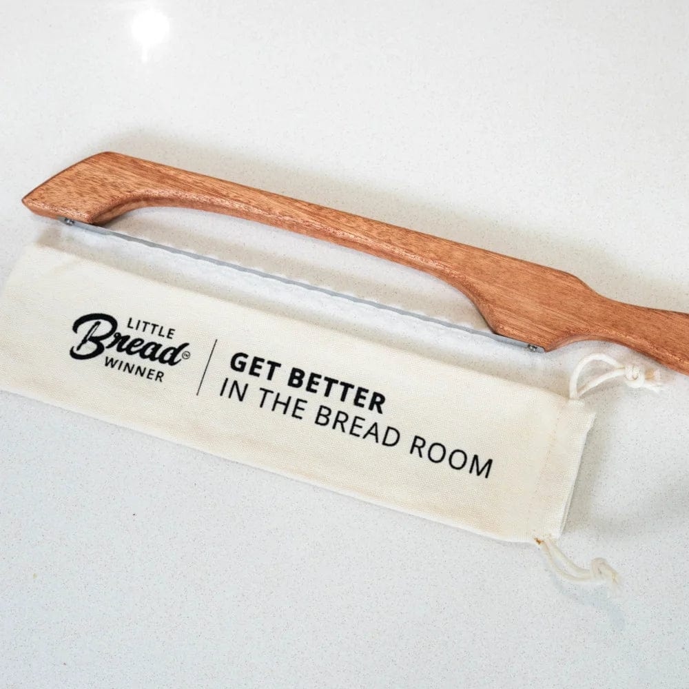 Little Bread Winner Bread Saw - Stainless Steel Bread Knife for Slicing Bread, Baguettes & Pastries - Perfect for Home Baking, Restaurants & Bakeries