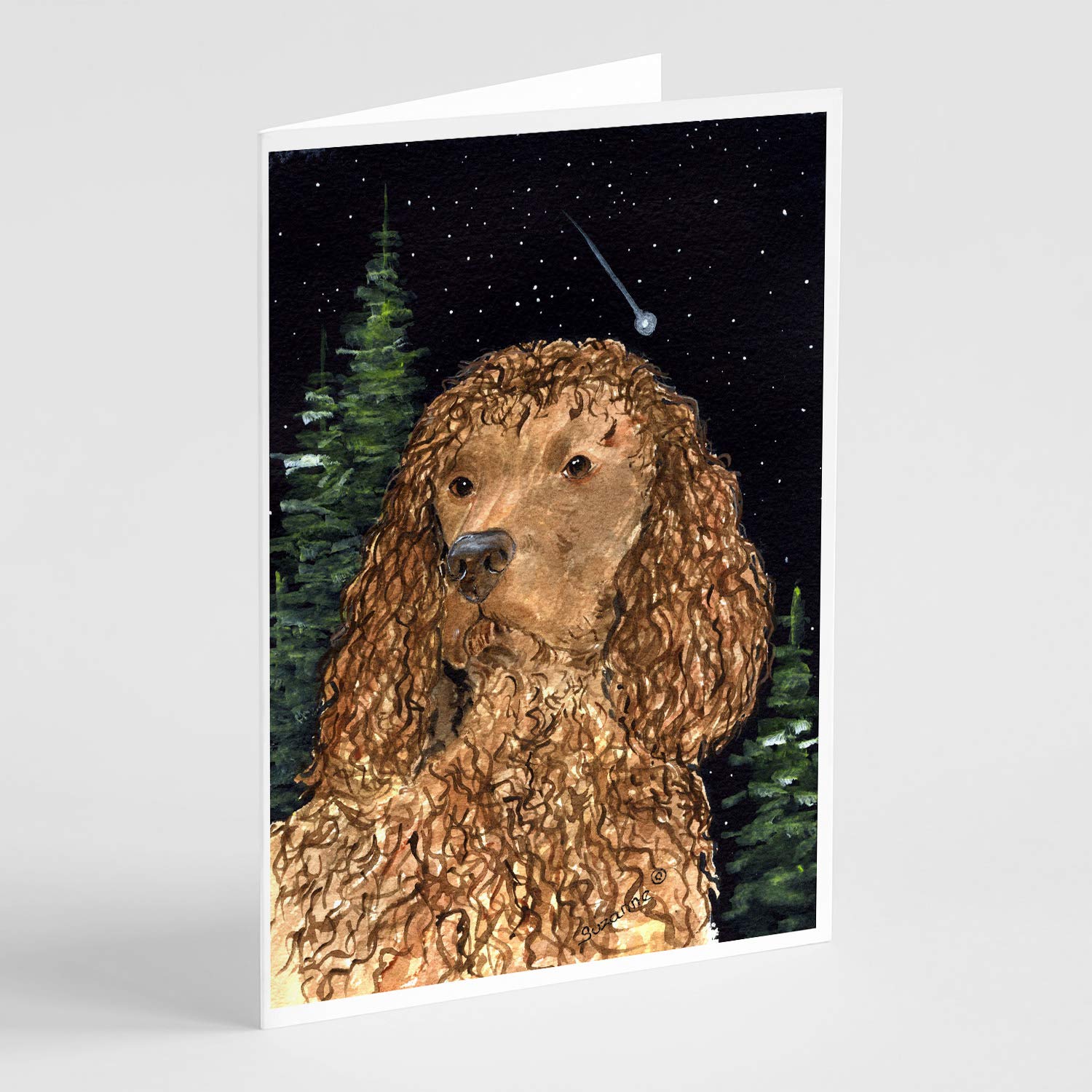 American Water Spaniel Greeting Cards - Pack of 8 Blank A7 Note Cards (5x7) with Envelopes | Whimsical Dog Lover Stationery for Birthdays, Thank You Notes & Special Occasions