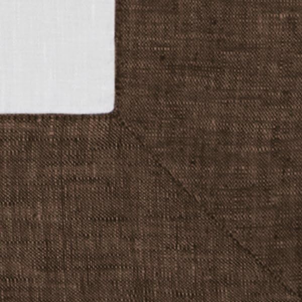 Chambray Brown & White