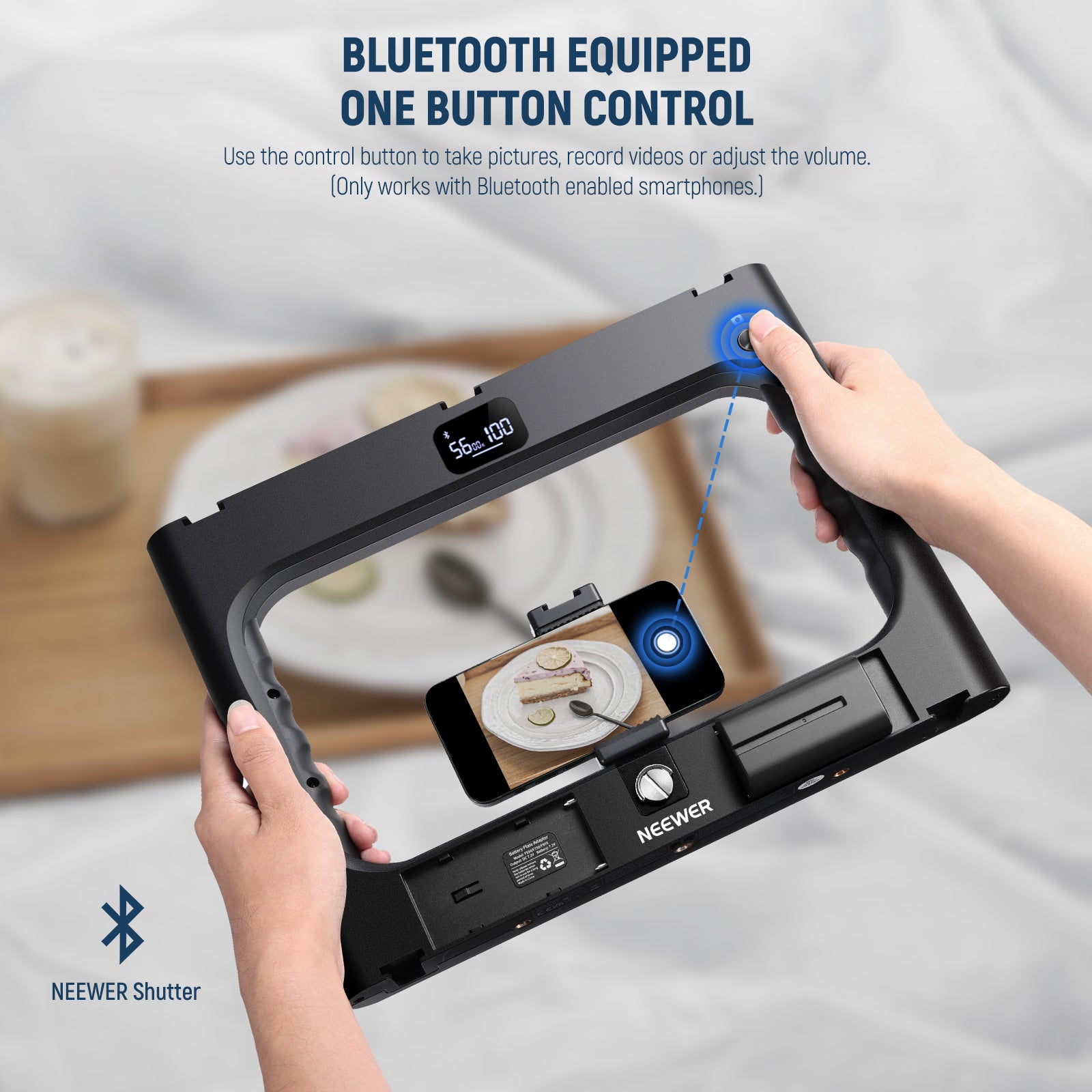 NEEWER A111 II Smartphone Video Rig with LED Light Kit - Professional Vlogging, YouTube & TikTok Content Creation for Beginners & Filmmakers