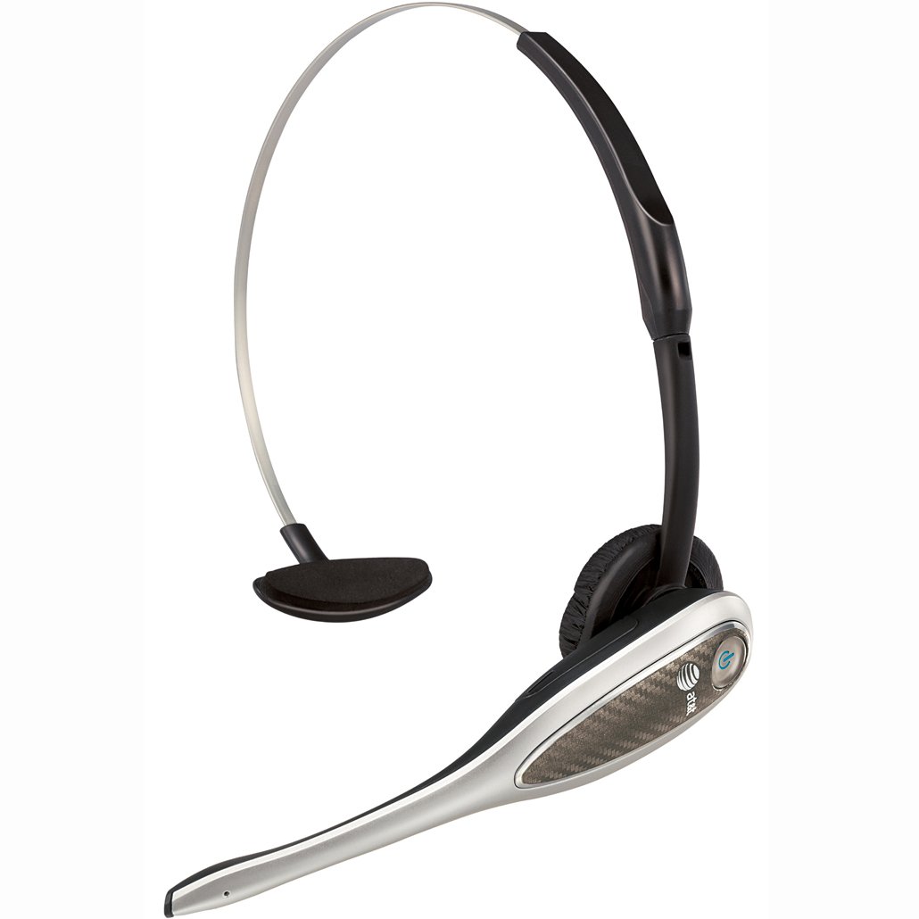 AT&T TL7912 DECT 6.0 Cordless Headset with Softphone Call Manager & Handset Lifter - Silver/Gold | Wireless Office Phone for Business & Home Use | Perfect for Remote Work & Customer Service