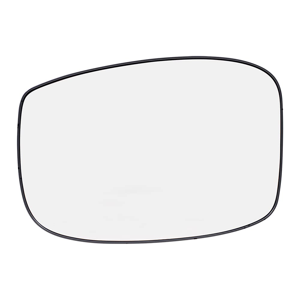 Brock Replacement Driver Side Left Door Mirror Glass with Heated Base - Perfect for Trucks, SUVs & Sedans - Easy Installation & All-Weather Visibility